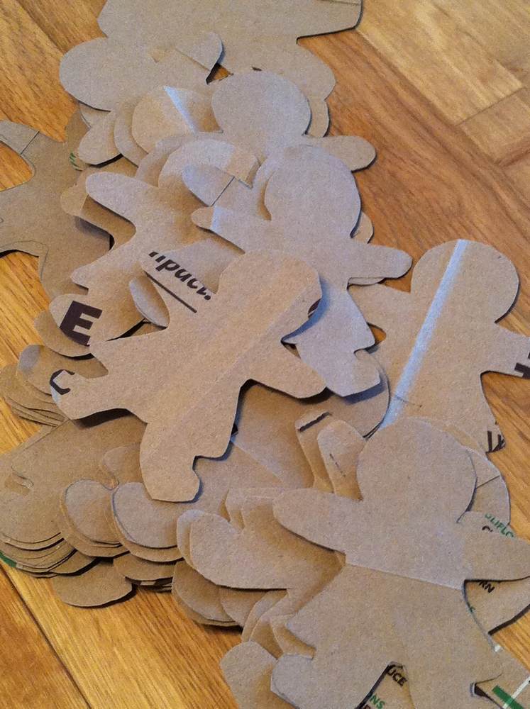 Gingerbread girls shapes